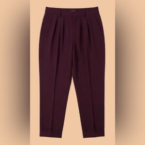Women benetton Burgundy Dress Pants